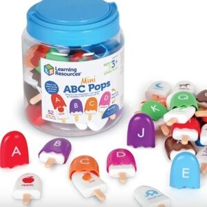 NWT learning resources mini alphabet abc popsicles